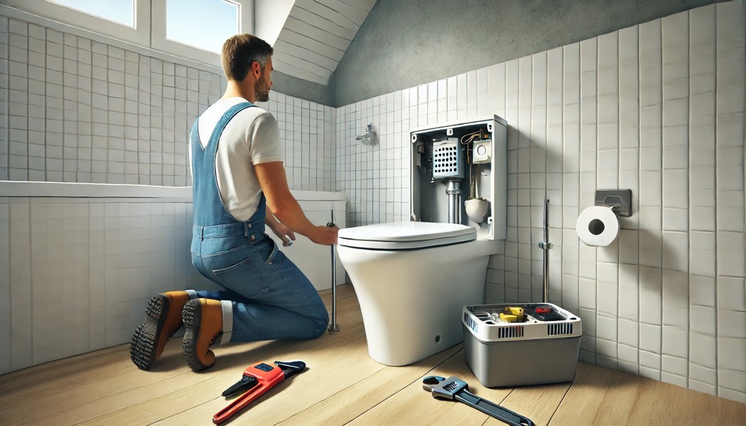 WC tartály csere