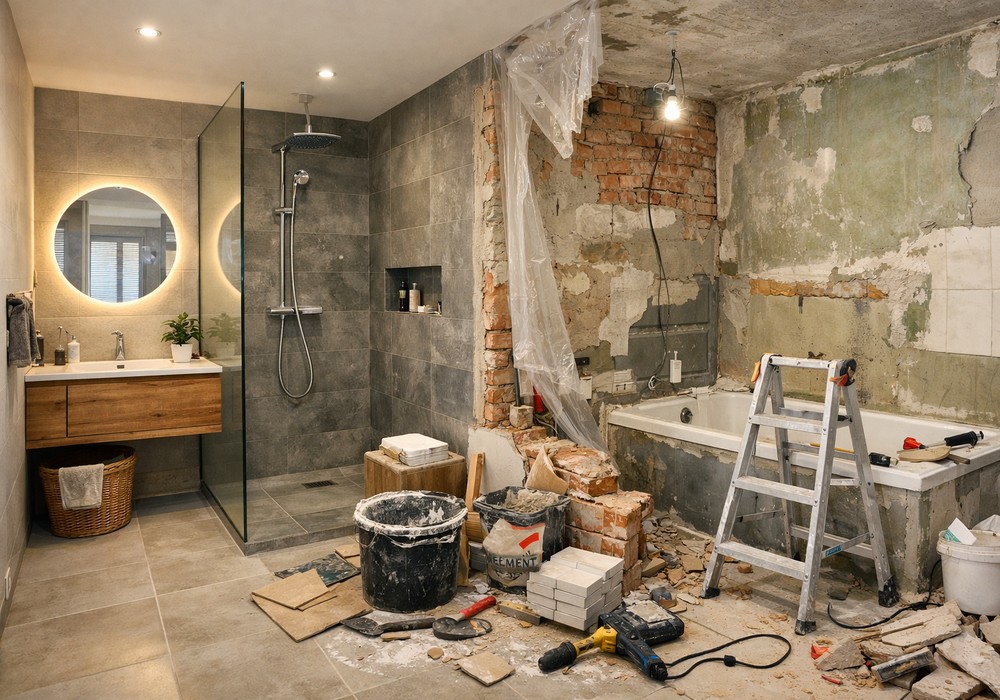 Fürdőszoba felújítás