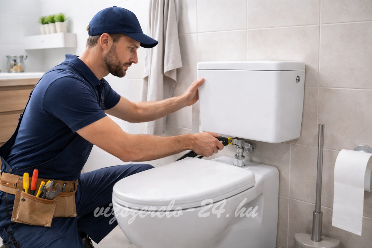WC beszerelés